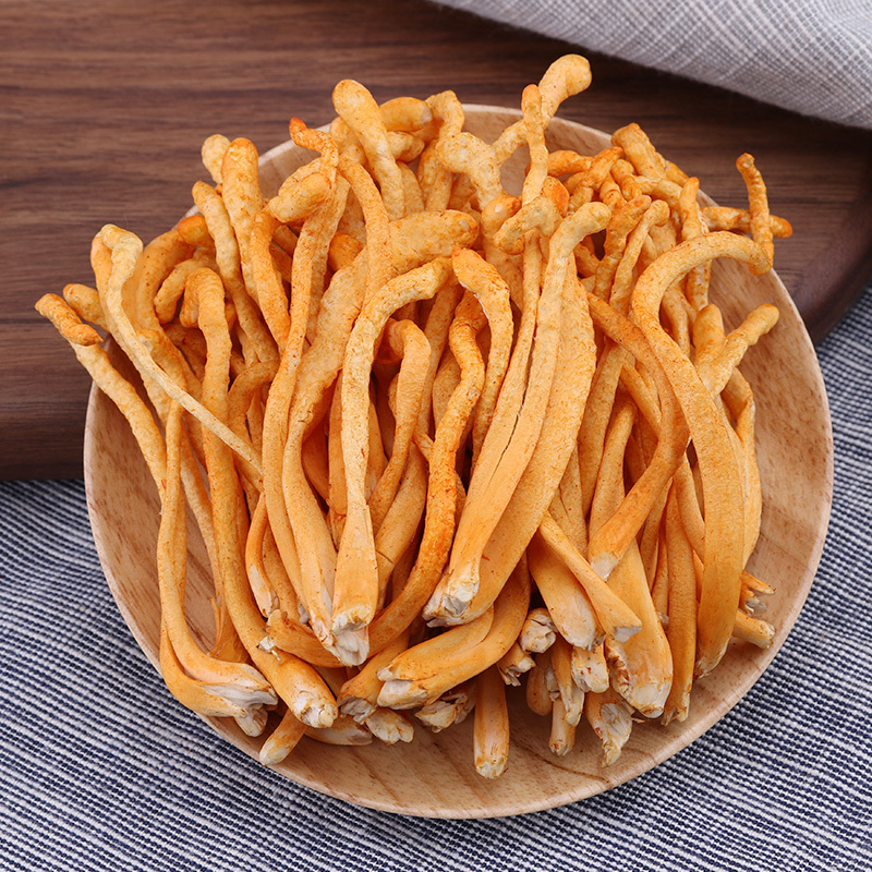 新鲜虫草花 蛹虫草北虫草新会虫草花煲汤火锅食材500g