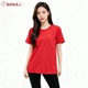 圆领纯色短袖 T恤半袖 文化衫 舞蹈鱼美人 运动夏季 女6501