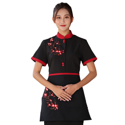 中式服务员高级酒店宴会服装工衣