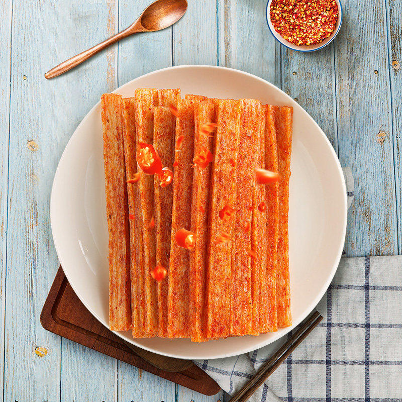 辣条大礼包麻辣零食大刀肉辣片辣棒辣条组合装卫龙面筋小吃经典