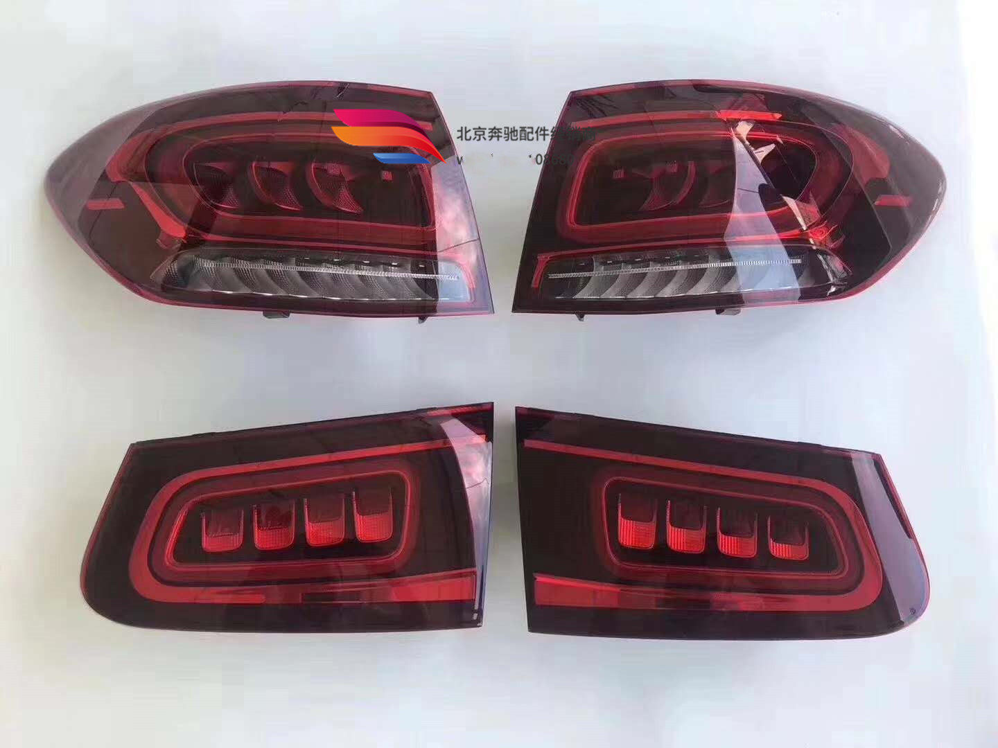 奔驰w253新款后尾灯 glc200l glc260 glc300老款升级改新款后尾灯