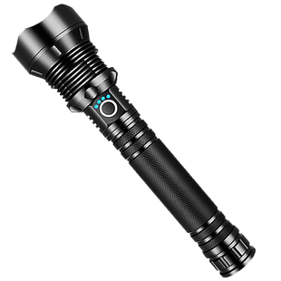 P90变焦超亮LED手电筒强光可充电户外远射多功能防爆防身巡逻露营