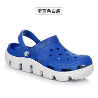 Star Moon Little Shadow Crocs for men, thick-soled Ditte student beach shoes, trendy headwear, anti-slip and breathable sandals and slippers for women thumbnail 2