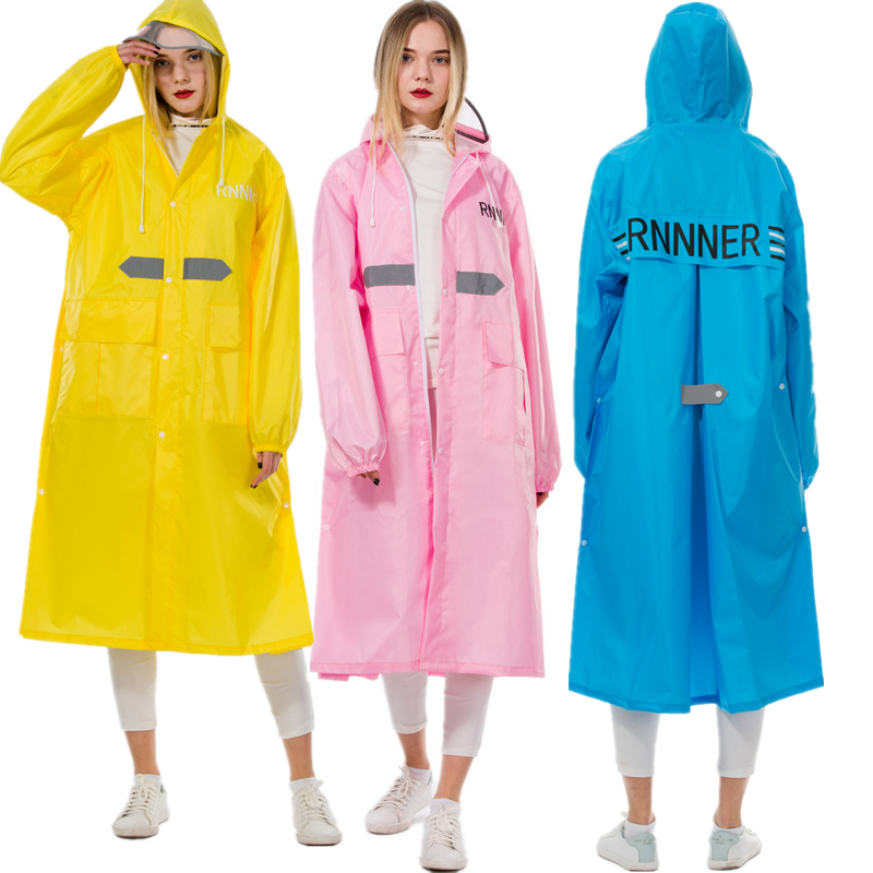 电动车雨衣自行车电瓶车背包四合一时尚长款全身外套可爱单人雨披