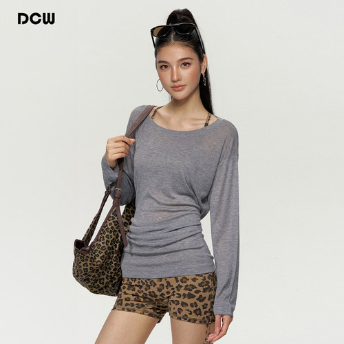 dcw高级感普拉提训练休闲罩衫女