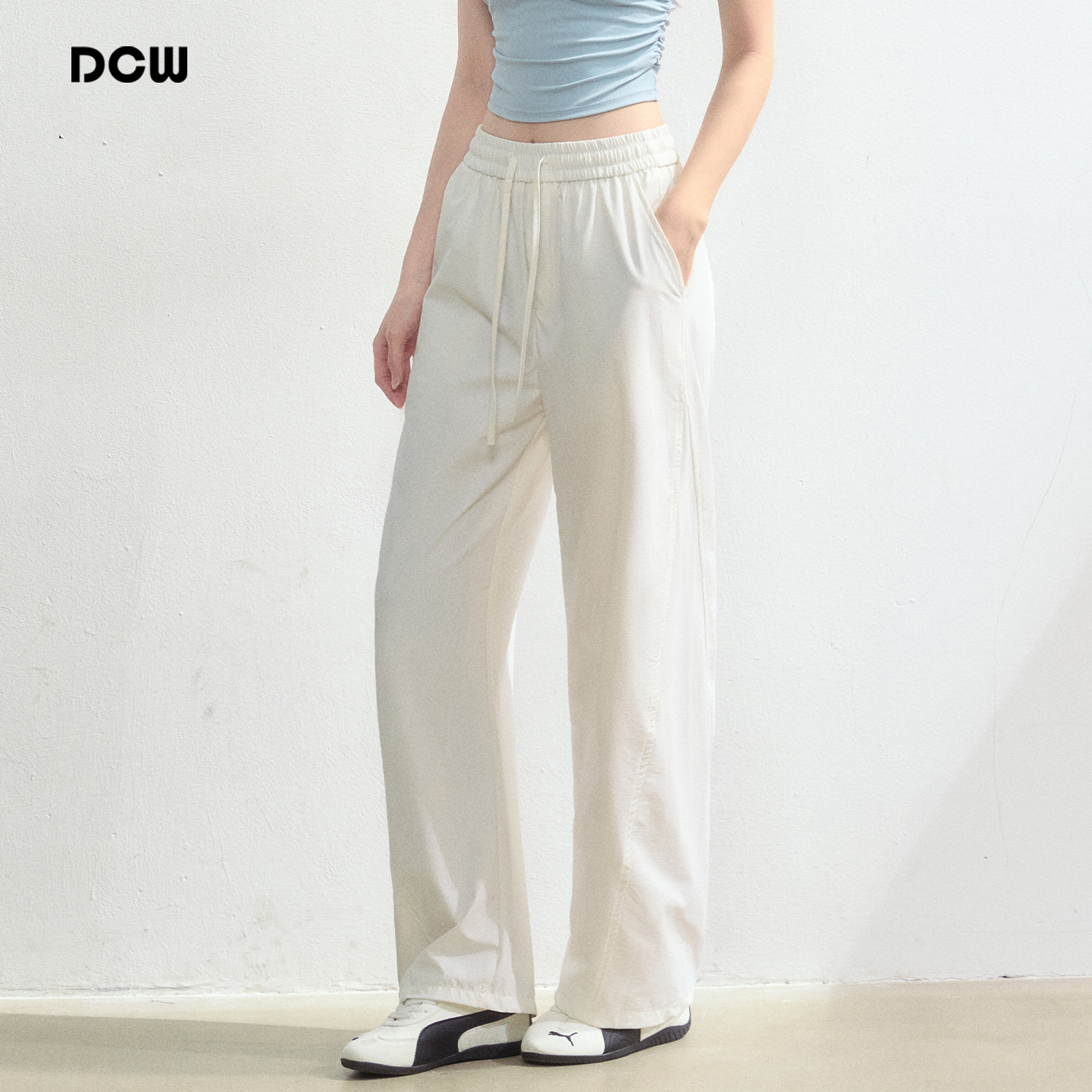 dcw跑步训练运动休闲轻薄长裤女