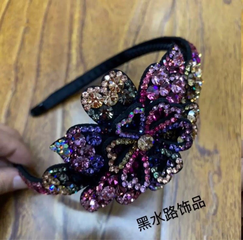 新款进口捷克钻拉直不折防滑发卡