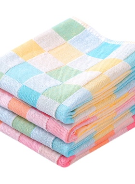 面洗脸巾小方巾毛巾正方形纱布女家用手巾纯棉四方婴儿宝宝帕全棉