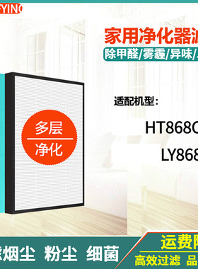 适配iAir艾逸尔/汉泰空气净化器HT868C  LY868C/D/E除甲醛过滤网