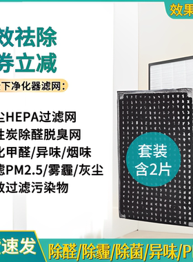 适配KDK Rasonic乐信空气清净机净化器过滤网F-ZXLP55H/ZXLD55H