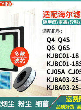 适配海尔车载空气净化器滤网KJBA03-25-Q4/Q4S CJ05A/B滤芯Q6S