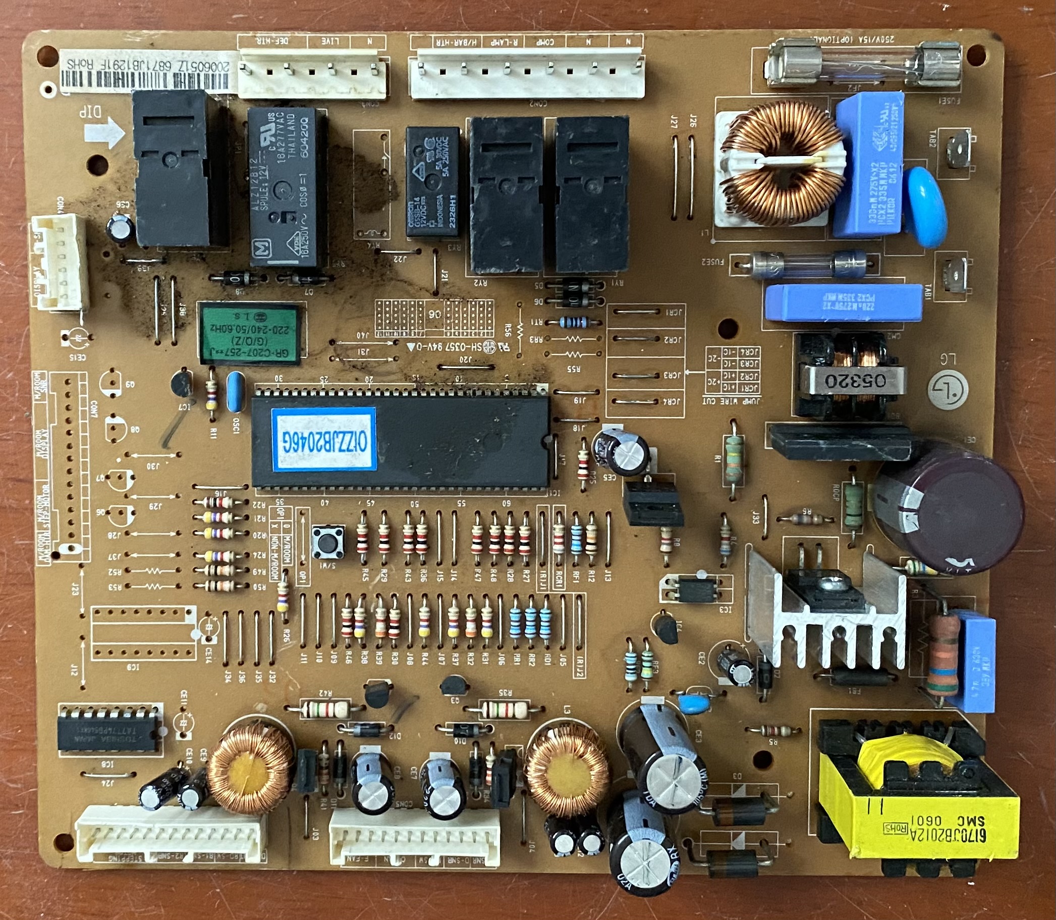 LG冰箱电脑板控制主板6871JB1291F GR-C207-257 GR-C2272CT线路板