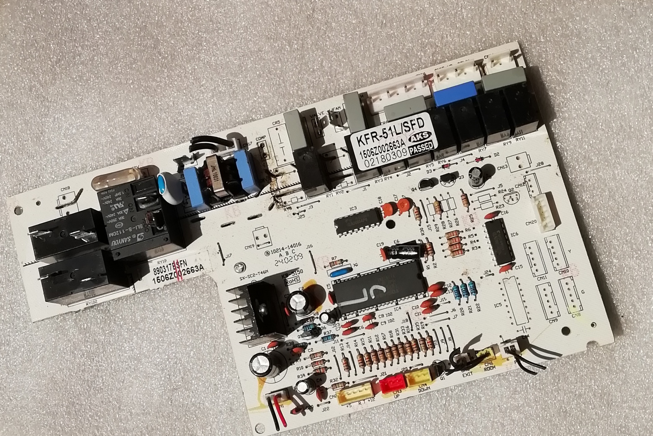 奥克斯空调柜机主板KFR-51/72L