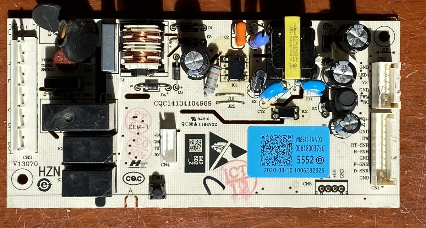 适用海尔冰箱 BCD-213WMPV/216WMPT 电脑主板 0061800375 A/B/C/D