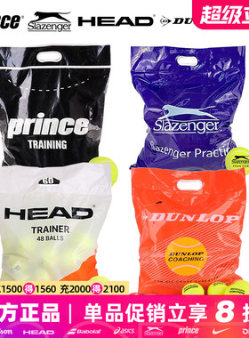 HEAD海德/Dunlop邓禄普Coaching/王子/史莱辛格耐磨耐打训练网球