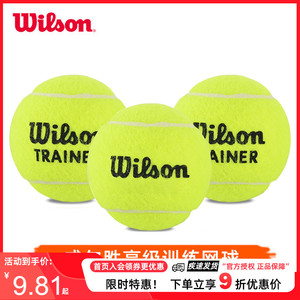 Wilson威尔胜网球威尔逊无压球耐磨耐打初学者练习专业比赛训练球