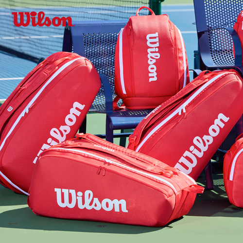 Wilson威尔胜网球包2025新款双肩包郑钦文TOUR大容量网球拍背包