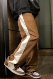 2025秋季新款！宽松直筒拼接个性休闲裤805-KZ108-P60控78，男装休闲裤，星座809B（原星座805）