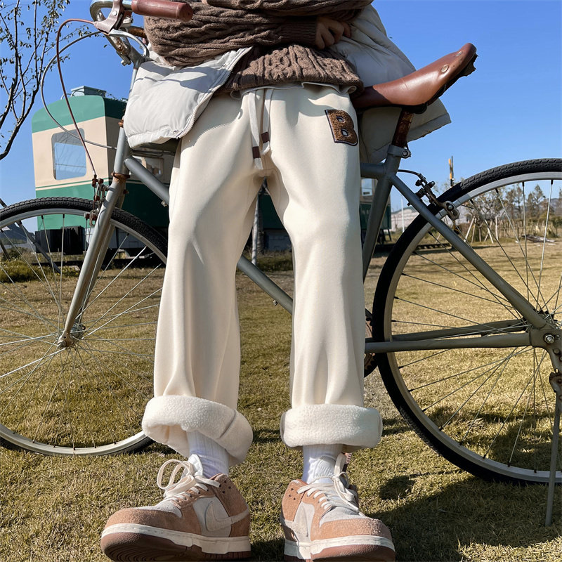 2025冬季新款！阔腿宽松加绒加厚休闲裤805-KF01-P60控78，男装卫衣，星座809B（原星座805）