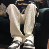 2025秋季新款！宽松直筒拼接个性休闲裤805-KZ108-P60控78，男装休闲裤，星座809B（原星座805）