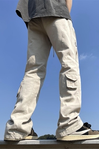 2025春季新款！帅气 宽松直筒阔腿工装长裤 809B-D81-P65 控88图片