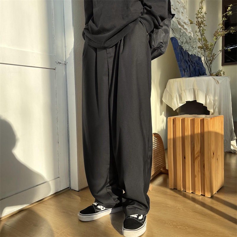 2025春季新款！宽松阔腿休闲裤直通西裤805-T56-P60控78，男装西裤，星座809B（原星座805）