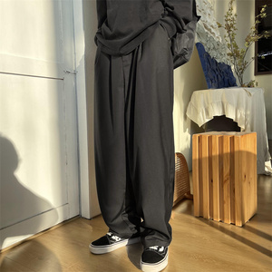 2025春季新款！宽松阔腿休闲裤直通西裤 805-T56-P60 控78，男装西裤，星座809B（原星座805）