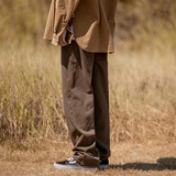 秋季新款!宽松直筒长裤阔腿纯色裤子805-KZ63-P48控68，男装休闲裤，星座809B（原星座805）