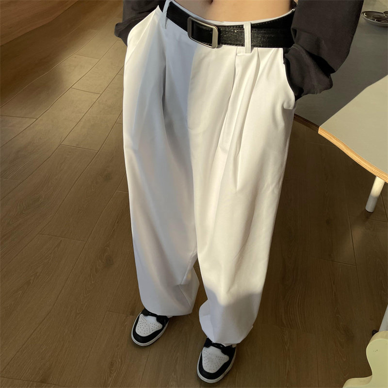2025春季新款！宽松阔腿休闲裤直通西裤805-T56-P60控78,男装西裤,星座809B（原星座805）