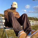 冬季新款！宽松阔腿休闲裤拖地裤子805-KZ110-P60控78，男装休闲裤，星座809B（原星座805）