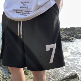 2025夏季新款！款式昨天印花五分休闲短裤809B-DK08-P45控58，男装牛仔裤，星座809B（原星座805）