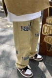 2025春季新款！帅气直筒印花牛仔裤805-KZ32-P60控78，男装牛仔裤，星座809B（原星座805）