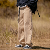 秋季新款!宽松直筒长裤阔腿纯色裤子805-KZ63-P48控68，男装休闲裤，星座809B（原星座805）