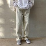 2025春季新款！宽松直筒牛仔裤工艺长裤805-D01-P60控78，男装牛仔裤，星座809B（原星座805）