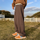 冬季新款！宽松阔腿休闲裤拖地裤子805-KZ110-P60控78，男装休闲裤，星座809B（原星座805）