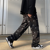 2025春季新款！宽松直筒牛仔裤工艺长裤805-D01-P60控78，男装牛仔裤，星座809B（原星座805）