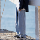 秋季新款！宽松直筒牛仔裤长裤805-C82-P58控78，男装牛仔裤，星座809B（原星座805）