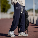 2025秋季新款！宽松阔腿休闲裤缩脚裤子805-KZ66-P60控78，男装休闲裤，星座809B（原星座805）