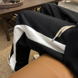 2025秋季新款！宽松直筒拼接个性休闲裤805-KZ108-P60控78，男装休闲裤，星座809B（原星座805）