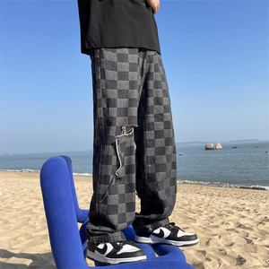2025夏季新款！宽松直筒破洞牛仔裤 809B-D36-P60 控78图片