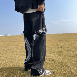 2025秋季新款！宽松阔腿休闲裤直筒长裤 805-KZ106-P60 控78图片