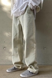 2025春季新款！宽松直筒牛仔裤工艺长裤805-D01-P60控78，男装牛仔裤，星座809B（原星座805）