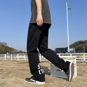 2025春季新款！宽松直筒印花牛仔裤 809B-D32-P55 控68图片