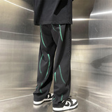 2025春季新款喷漆烫钻宽松直筒牛仔裤805-D28-P60控78，男装牛仔裤，星座809B（原星座805）