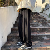 冬季新款！宽松阔腿休闲裤拖地裤子805-KZ110-P60控78，男装休闲裤，星座809B（原星座805）