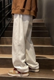 2025秋季新款！宽松直筒牛仔裤纯色裤子805-KZ105-P48控68，男装牛仔裤，星座809B（原星座805）