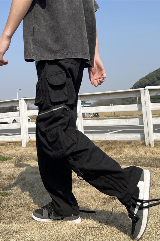 2025春季新款！宽松直筒阔腿工装长裤809B-D83-P70控98,男装工装外套,星座809B（原星座805）