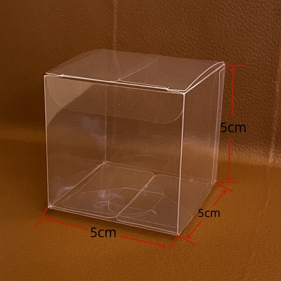 5x5x5cm现货透明包装盒PVC礼品茶叶展示盒手办收纳盒定制塑料PET