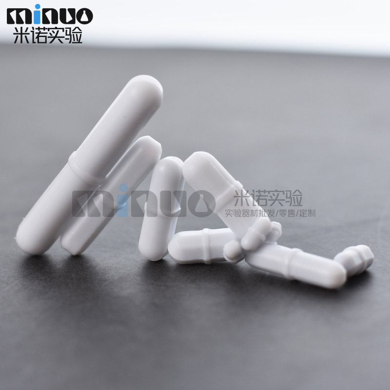 优质B型 聚四氟磁力搅拌子四氟磁子 带箍圆柱转子