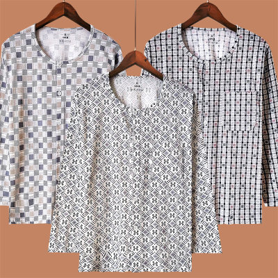 开衫睡衣男士纯棉大码长袖可外穿